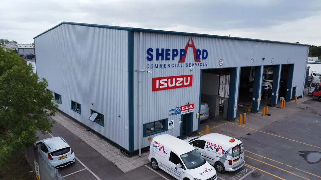 Commercial cladding after work